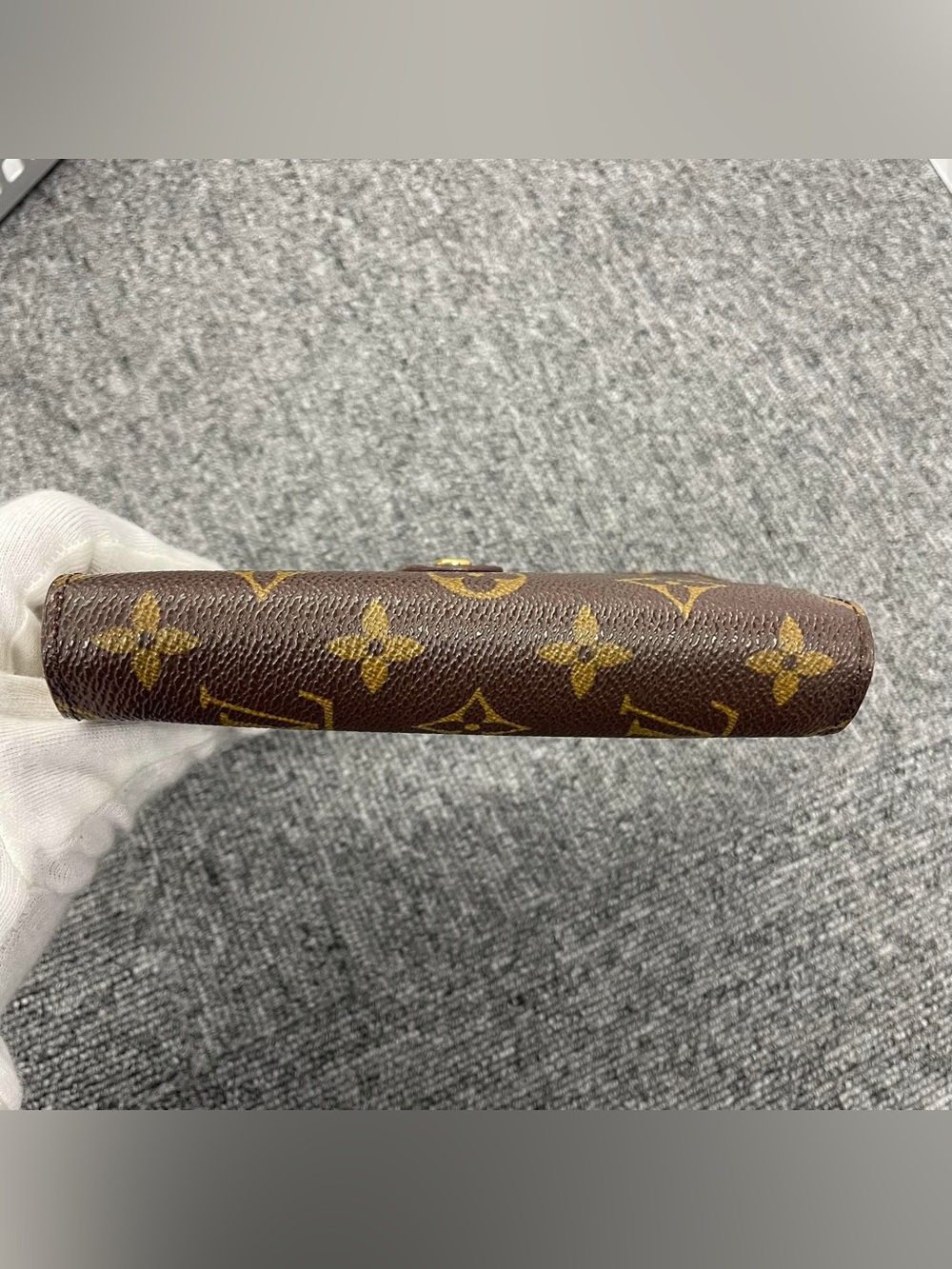 Louis Vuitton Brown Monogram Canvas Compact Wallet - Picture 7 of 8